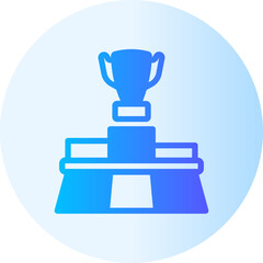 podium gradient icon