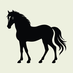 Obraz premium Horse Silhouette, Rider