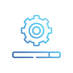 Settings  Icon vector stock illustration