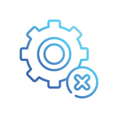 Delete  Icon vector stock illustration