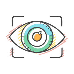 computer vision icon, computer vision vector illustration-simple illustration of computer vision, perfect for computer vision logos and icons