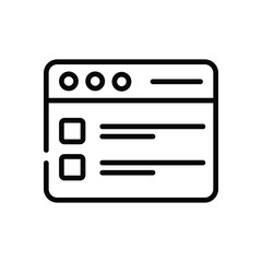 Check List Icon vector stock illustration