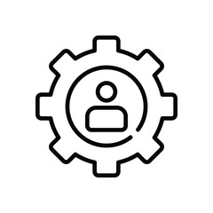 User  Icon vector stock illustration