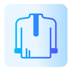 Jacket  gradient icon