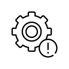 Settings  Icon vector stock illustration