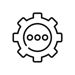 Option  Icon vector stock illustration