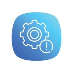 Settings  Icon vector stock illustration