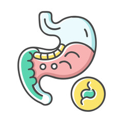 digestive health icon, digestive health vector illustration-simple illustration of digestive health, perfect for digestive health logos and icons