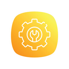 Setting  Icon vector stock illustration