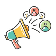 marketing campaign icon, marketing campaign vector illustration-simple illustration of marketing campaign, perfect for marketing campaign logos and icons