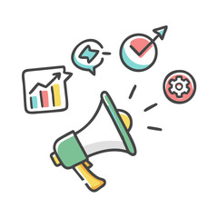 marketing strategy icon, marketing strategy vector illustration-simple illustration of marketing strategy, perfect for marketing strategy logos and icons