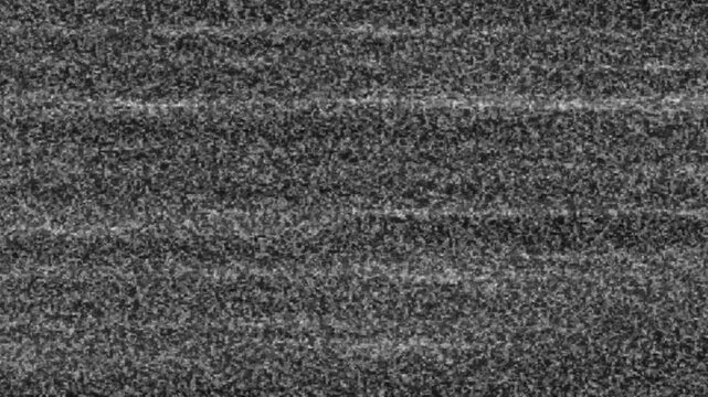 Analog Static Noise texture overlay. Horizontal stripes offset . No signal white noise artifacts. VHS Glitch. Bad TV signal ,tv screen noise glitch effect. Glitch static white noise television  - Powered by Adobe