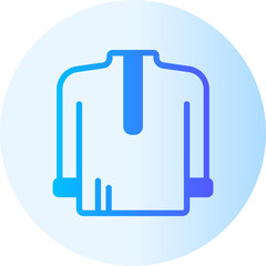 Jacket  gradient icon