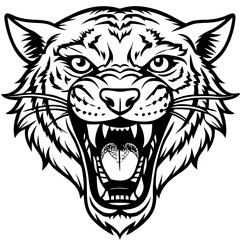 cheetah line art