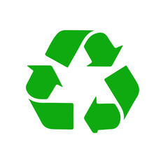 Obraz premium green recycle symbol