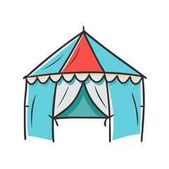 outdoor event tent icon, outdoor event tent vector illustration-simple illustration of outdoor event tent, perfect for outdoor event tent logos and icons
