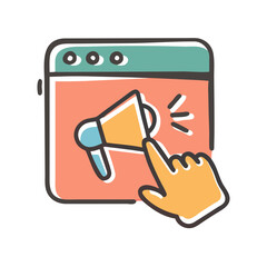 popup ad icon, popup ad vector illustration-simple illustration of popup ad, perfect for popup ad logos and icons