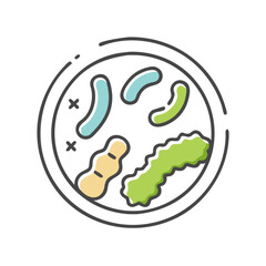probiotics icon, probiotics vector illustration-simple illustration of probiotics, perfect for probiotics logos and icons