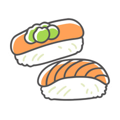 sushi icon, sushi vector illustration-simple illustration of sushi, perfect for sushi logos and icons