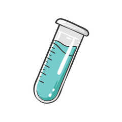 test tube icon, test tube vector illustration-simple illustration of test tube, perfect for test tube logos and icons