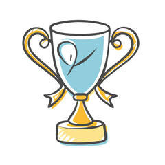 trophy icon, trophy vector illustration-simple illustration of trophy, perfect for trophy logos and icons