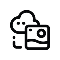 image line icon. Clean and minimalist vector icon for websites, mobile apps, presentations, and logos. Fully scalable and customizable for any project.