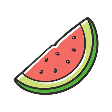 recommend clip art: watermelon slice icon, watermelon slice vector illustration-simple illustration of watermelon slice, perfect for watermelon slice logos and icons