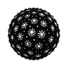 snowball vector illustration of an abstract background