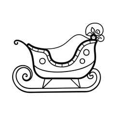 santa claus on a sleigh