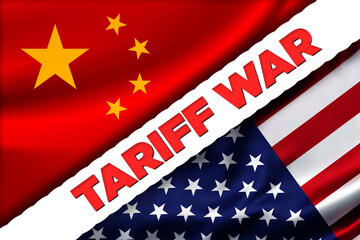 USA and China tariff war background
