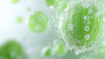 Nano pill interaction with cell membrane - macro biomedical animation for science and medicine