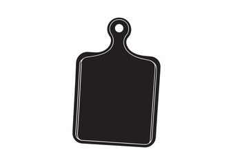 Obraz premium Cutting board silhouette vector