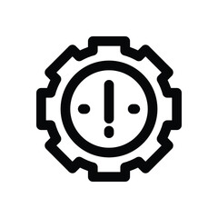 problem line icon. Clean and minimalist vector icon for websites, mobile apps, presentations, and logos. Fully scalable and customizable for any project.