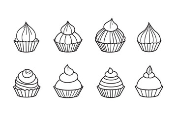 Stylish Pavlova Minimalist 2D Line Art