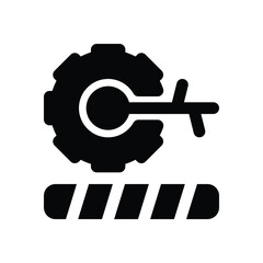 system control glyph icon. Strong and solid vector icon for websites, mobile interfaces, presentations, and visual branding. High quality and easy to edit.