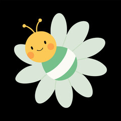 Beautiful Bees vector, Illustrations and icon