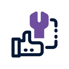 repair dual tone icon. Sleek and modern vector icon for websites, mobile apps, marketing materials, and corporate design. Fully scalable and ready to use.