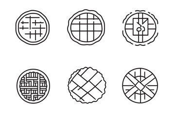 2D Pie Chart Icon for Design