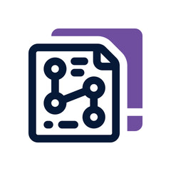 infographic dual tone icon. Sleek and modern vector icon for websites, mobile apps, marketing materials, and corporate design. Fully scalable and ready to use.