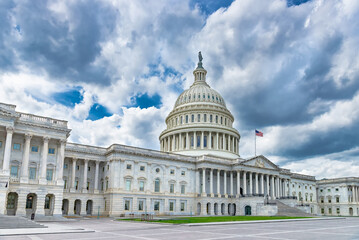 Capitol Building in Washington D.C. The symbol of the U.S. government. Parliament and Congress