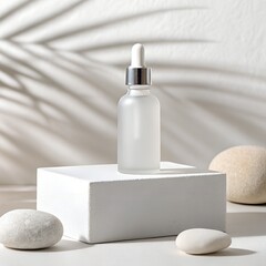 spa still life with massage stones