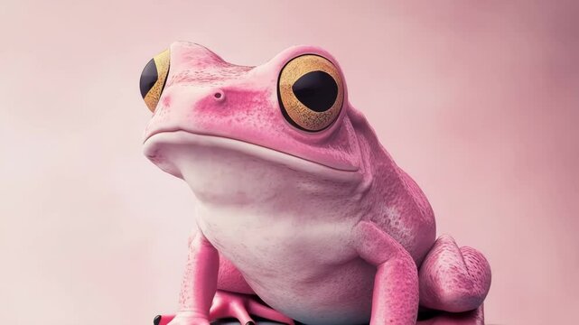 Pink Frog Animation