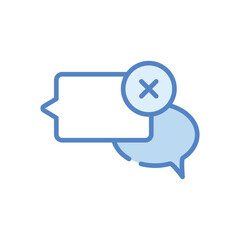 Fototapeta premium Cross Mark Icon vector stock illustration