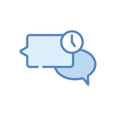 Naklejka premium Time Icon vector stock illustration