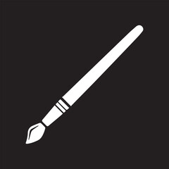 Brush Tool for Art Icon in Vector Art