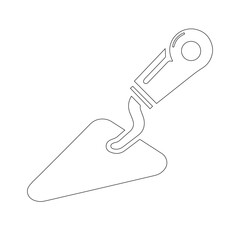 Trowels hand tools in vector art