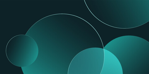 Abstract Green Light Background. Polygonal Elegance and Frame Background Designs