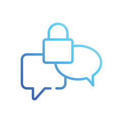 Message Icon vector stock illustration