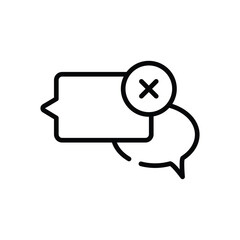 Cross Mark Icon vector stock illustration