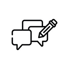 Fototapeta premium Edit Icon vector stock illustration